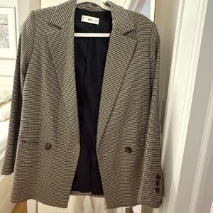 Mango Houndstooth blazer